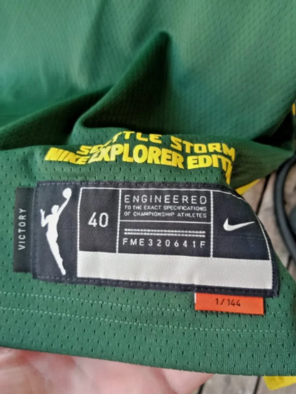 (40/S) Nike Sue Bird Seattle Storm WNBA basketball Jersey